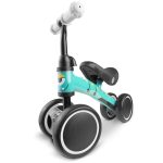 Négykerekű futóbicikli, Nukido NK-600, zöld, EVA habkerekek 14 cm, acél váz, ülésmagasság: 27 cm, puha ülés, gumírozott markolat