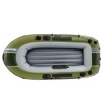 Felfújható csónak szett, Intex Seahawk 2, 236 x 114 x 41 cm, zöld, kétszemélyes, megerősített PVC, pumpával és evezőkkel (66332)