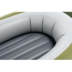 Felfújható csónak szett, Intex Seahawk 2, 236 x 114 x 41 cm, zöld, kétszemélyes, megerősített PVC, pumpával és evezőkkel (66332)